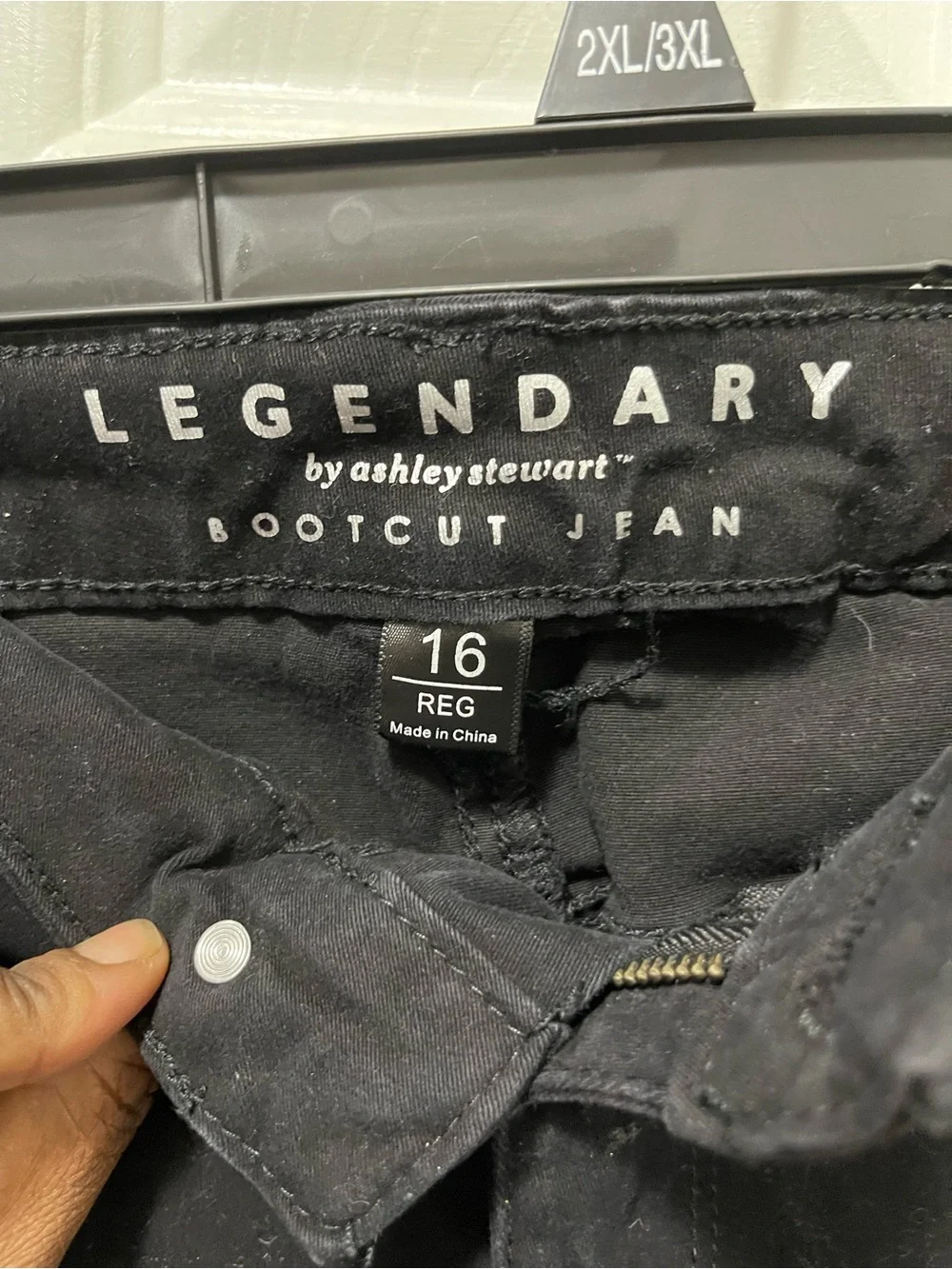 Ashley Stewart Black Bootcut Jeans - Legendary Collection